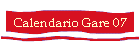 Calendario Gare 07